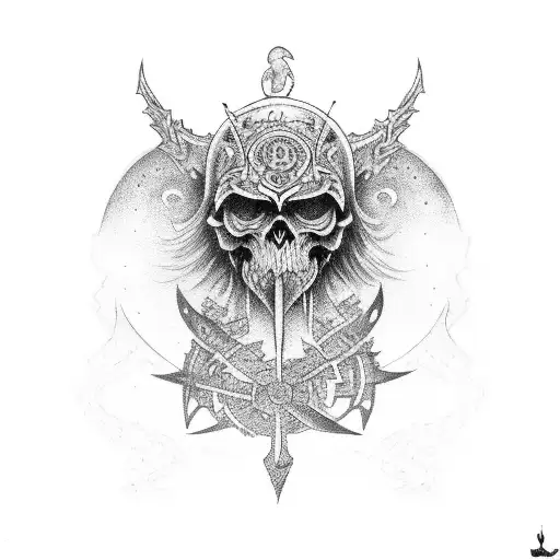 hugin  munin tattoo design idea