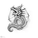 Dragon tattoo design idea