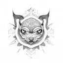 Sunny day tattoo design idea