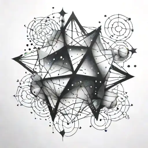 casiopea constellation tattoo design idea
