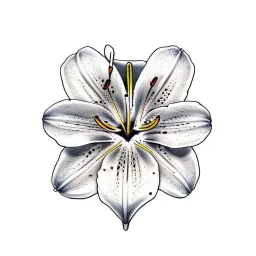 917+ White Lily Tattoo Ideas in 2026 - BlackInk AI