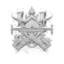 14th of may 1948 in Roman numerals  tattoo design idea