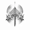 Sword tattoo design idea