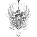 Sword tattoo design idea