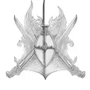 Sword tattoo design idea