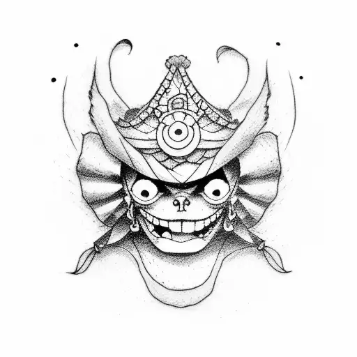 Luffy tattoo design idea