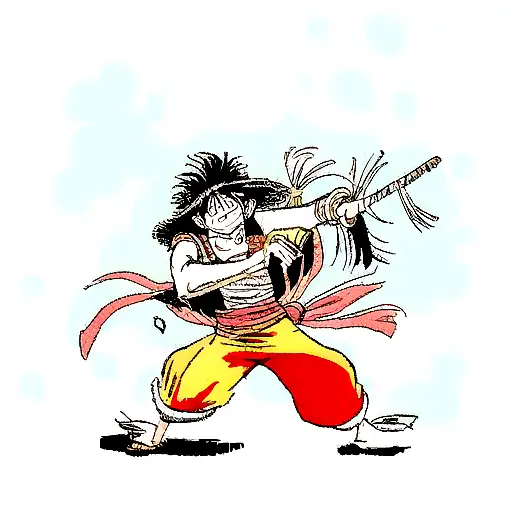 Luffy bounty tattoo design idea