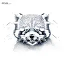 RED PANDA  tattoo design idea