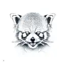 RED PANDA  tattoo design idea