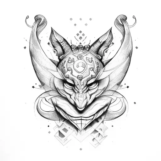 jester tattoo design idea