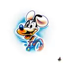 goofy from disney tattoo design idea