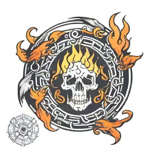 the fire ring radahn The fire ring tattoo design idea