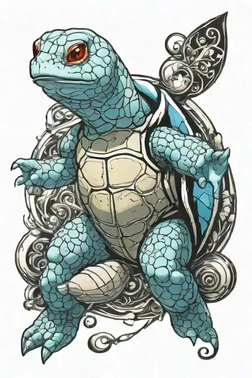 Pokemon Squirtle tattoo design idea