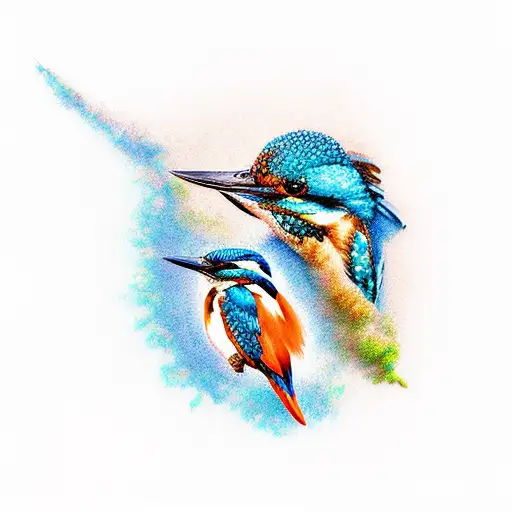 Kingfisher bird tattoo | Miguel Angel Custom Tattoo Artist w… | Flickr