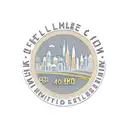 Skyline of Hamburg with embetted HSV Logo tattoo design idea