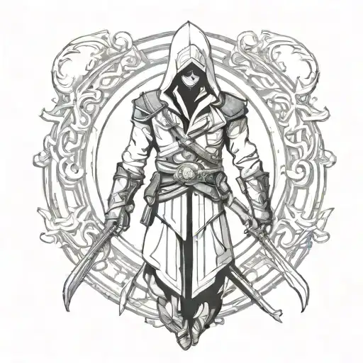 Assassin Creed tattoo design idea