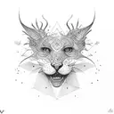molécula de serotonina e dopamina  tattoo design idea