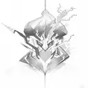 Lightning Bolt tattoo design idea