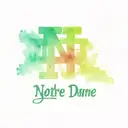Notre dame fighting Irish tattoo design idea