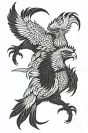 cockfight  tattoo design idea