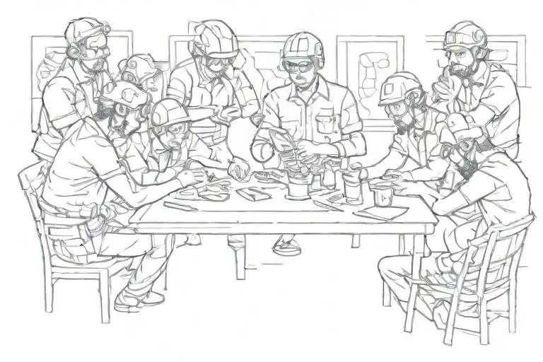 Team Work Makes The Dream Work tattoo design idea