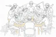 Team Work Makes The Dream Work tattoo design idea