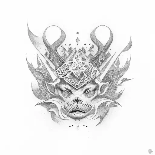 chicano lettering tattoo design idea