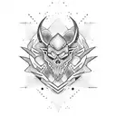  crossfit simple power  tattoo design idea