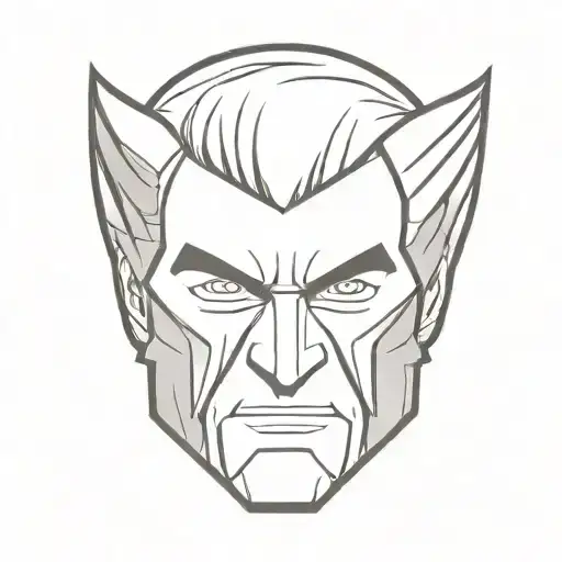 wolverine X men tattoo design idea