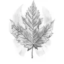 caesar leafs with latin text veni vidi vici on chest tattoo design idea