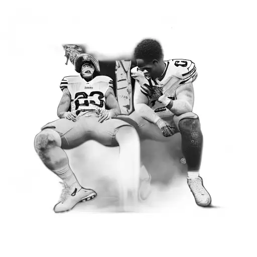 san francisco 49ers football players tattoo design idea