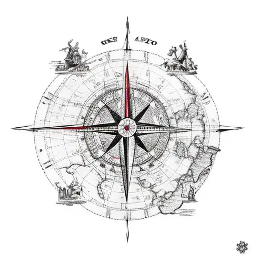 compass tattoo design – Best Tattoo Shop In NYC | New York City Rooftop |  Inknation Studio