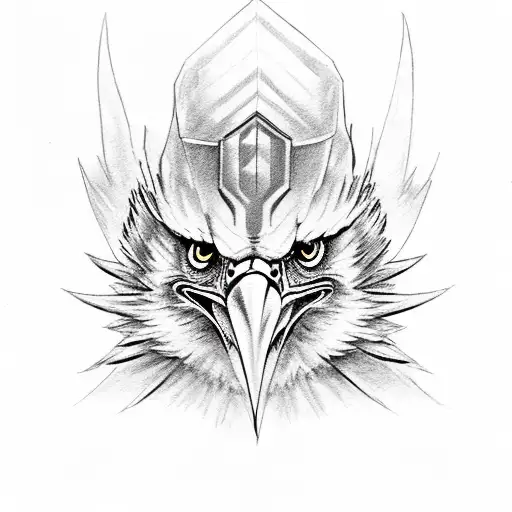 Eagle Harley Davidson symbol tattoo design idea