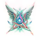 TRISHULA tattoo design idea