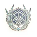 TRISHULA tattoo design idea