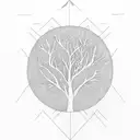 lime tree tattoo design idea