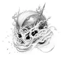 Tornado 🌪️ tattoo design idea