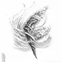 Tornado 🌪️ tattoo design idea