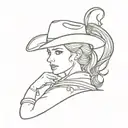 cowgirl up  tattoo design idea