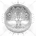 Tree of Life tattoo design idea