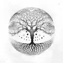 Tree of Life tattoo design idea
