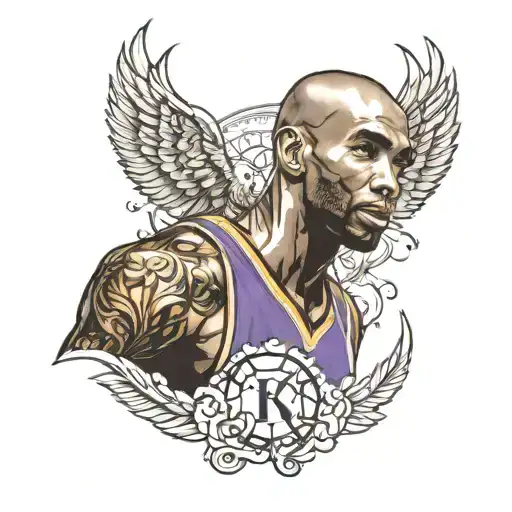 Kobe Bryant tattoo design idea