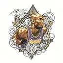 Kobe Bryant tattoo design idea