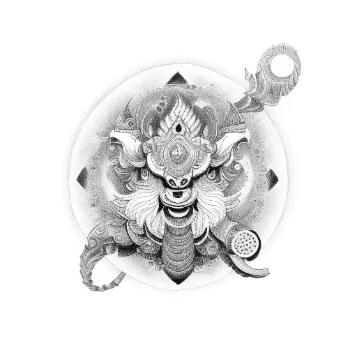 Devi prasad Kushalaskhi tattoo design idea