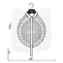 robe on hanger tattoo design idea