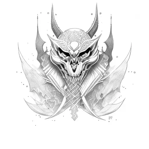 Azrael   tattoo design idea