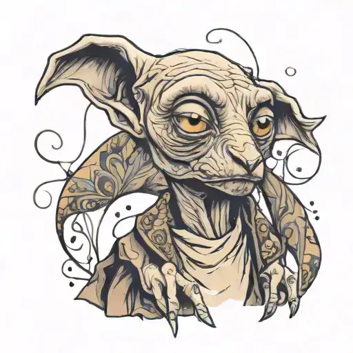 dobby tattoo design idea