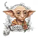 dobby tattoo design idea