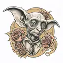dobby tattoo design idea