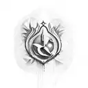 whiter ferrari tattoo design idea